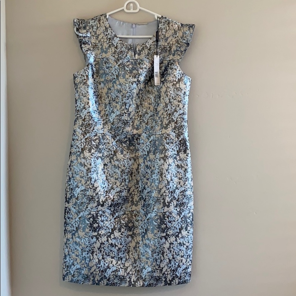 Elie Tahari Metallic Dress